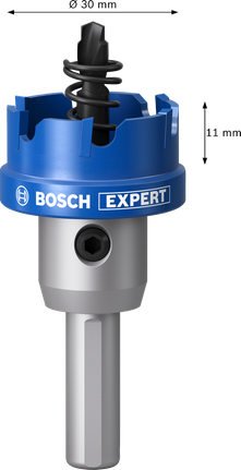 Coroană pentru tablă Bosch EXPERT, diametru 30 mm.