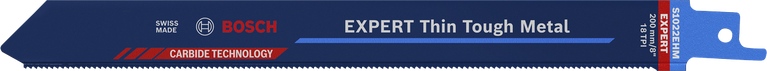 Lamă de ferăstrău sabie Bosch EXPERT Thin Tough Metal S 1022 EHM.