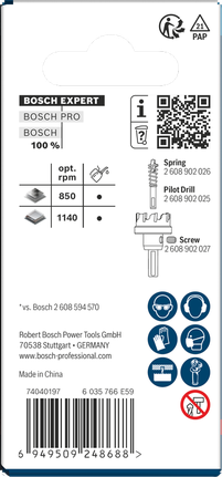 Coroană pentru tablă Bosch EXPERT 14 x 5 mm.