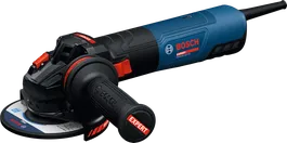 Polizor unghiular Bosch EXWS20-125TSB cu mâner lateral.