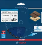 Lamă de ferăstrău circular fără fir Bosch EXPERT Wood 136 mm 24 dinți.