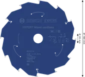 Lamă de ferăstrău circular fără fir Bosch EXPERT Wood, 160 mm.