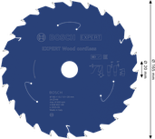 Lamă de ferăstrău circular fără fir Bosch EXPERT Wood 165 mm 24 dinți.