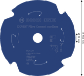 Lamă de ferăstrău circular fără fir pentru fibrociment Bosch EXPERT, diametru 160 mm.