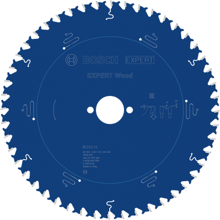 Lamă de ferăstrău circular pentru lemn Bosch EXPERT 235 mm T48.