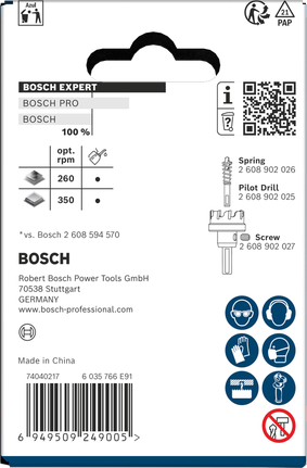 Coroană pentru tablă Bosch EXPERT 46 x 5 mm.