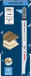 Pachet de lame de fierăstrău vertical Bosch EXPERT Wood T308B, curățare pe 2 fețe.