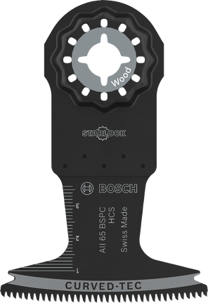 Lamă de tăiat lemn Bosch AII 65 BSPC Starlock 65x40 mm.