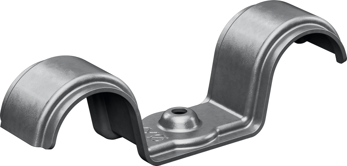 Curea dublă pentru conducte Bosch , clemă metalică pentru fixarea țevilor.