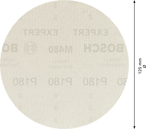 Plasă de șlefuit Bosch EXPERT M480, disc G180 225 mm.