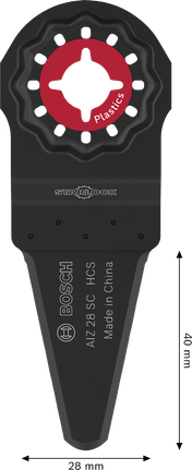 Lamă de tăiere pentru plastic Bosch AIZ 28 SC pentru Starlock.