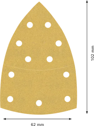 Folie abrazivă Bosch EXPERT C470 102x62 mm, granulație 240.