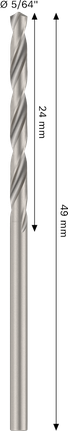 Burghiu spiralat Bosch PRO Metal HSS-G 5/64 inch.