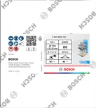Disc abraziv lamelar Bosch X451 115 mm G80 T27 15 buc etichetă.