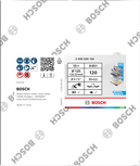 Disc lamelar Bosch X451 125 mm G120, pachet de 15, pentru materiale multiple.