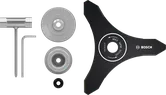 Set de lame pentru motocoasă Bosch 3T pentru motocoasă fără fir.