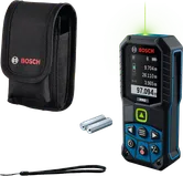 Aparat de măsurat cu laser Bosch GLM100-36CG cu geantă de transport.
