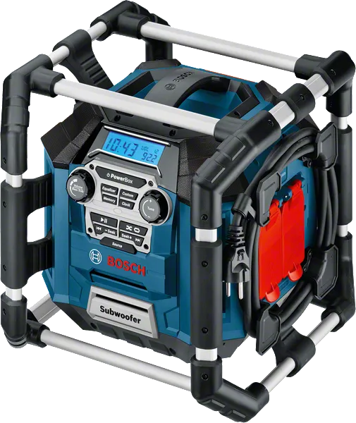 Radio Bosch GML 20, sistem muzical robust pentru șantier.
