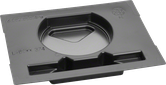 Tavă încrustată din plastic Bosch L-BOXX 374 pentru depozitarea uneltelor.