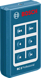 Telecomandă Bosch RC 2 pentru instrumente de nivelare cu laser.