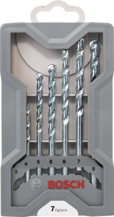 Bosch сет бургија за зид CYL-1, 7 делова, 3-8 mm.