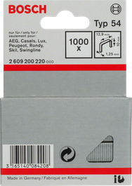 Bosch Typ 54 спајалице 12,9 mm.