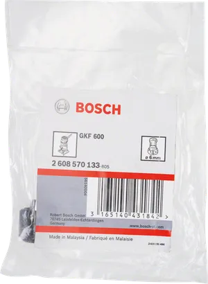 Bosch стезна стезаљка од 6 mm за GKF 600.
