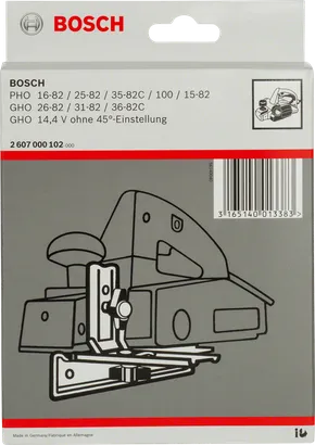 Паковање додатне опреме за паралелне вођице Bosch.