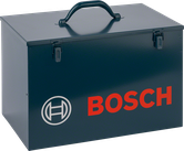 Bosch метални кофер са ручком за складиштење алата.