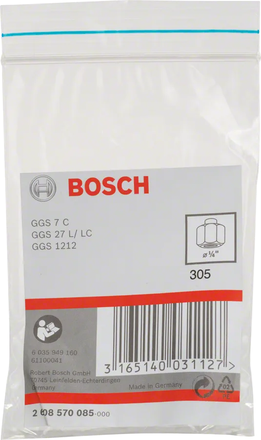 Bosch стезна цанга 3/8″ са закључавајућом навртком.