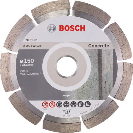 Bosch стандардни дијамантски резни диск за бетон 150 мм.