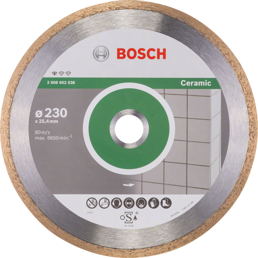 Bosch стандардни дијамантски диск за сечење керамике 230 мм.