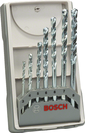 Bosch сет бургија за зид CYL-1 од 7 делова.