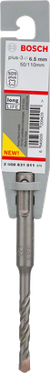 Bosch СДС плус-3 бургија за ударце 6,5 мм.