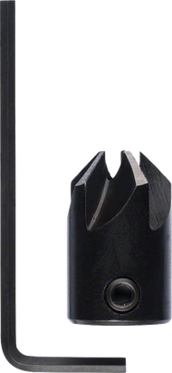 Bosch упуштач монтиран на трн са шестоугаоним кључем за битове са шпицом.