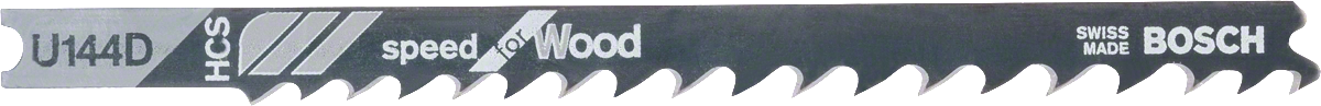 Bosch лист убодне тестере U 144 D за брзо сечење меког дрвета.