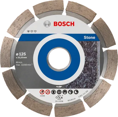 Bosch стандардни дијамантски диск за сечење камена 125 мм.