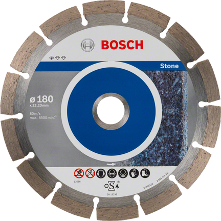Bosch стандардни дијамантски диск за сечење камена 180 мм.