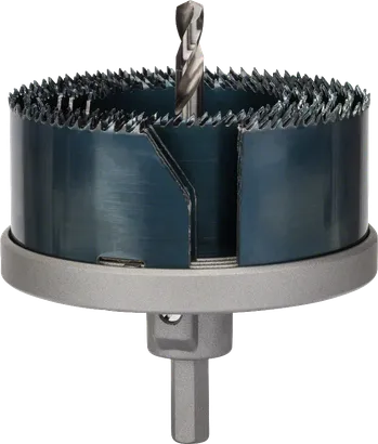 Bosch сет кружних тестера са више сечива за бушење дрвета.