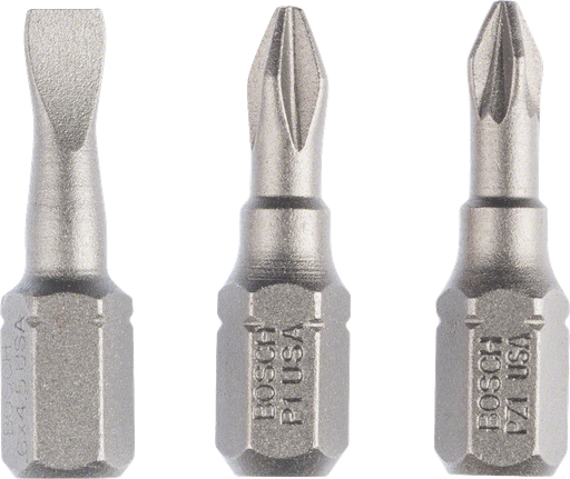 Bosch сет одвијача од 3 дела, екстра тврд.