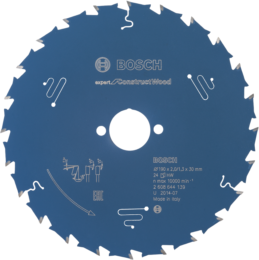 Bosch лист кружне тестере Expert за Construct Wood, 24 зуба.