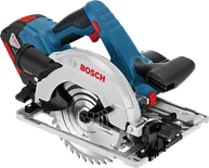 Bosch GKS 18V-57 G акумулаторска кружна тестера са кућиштем.