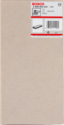 Паковање брусилице Bosch GSS 280.