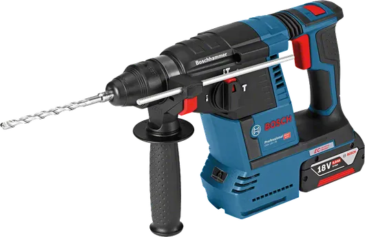 Bosch ГБХ 18В-26 ротациона бушилица са бочном дршком.