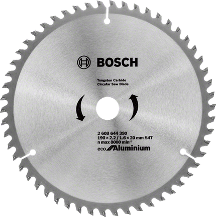 Bosch лист кружне тестере за алуминијум, волфрам карбид.