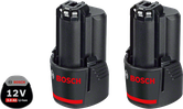Bosch батеријски пакет од 12 В 3,0 Ах ГБА, компактног дизајна.