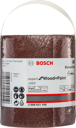 Bosch J450 Expert брусни рол за дрво и фарбу 93 мм x 5 м G80.