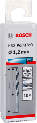 Bosch HSS PointTeQ бургије 1,2 mm.