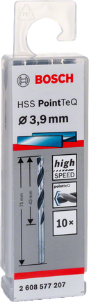 Bosch HSS PointTeQ бургије 3,9 мм.
