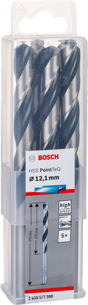 Bosch HSS PointTeQ бургије 12,1 mm.